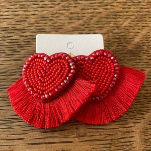 New Jane Marie beaded heart earrings ❤️